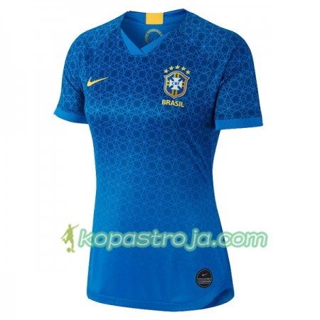 Billiga Fotbollströjor Brasilien Borta tröja Dam VM 2019 Kortärmad